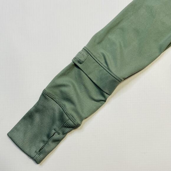 7Diamonds Core Jacket Womens Small Green Full Zip Hoodie Stretch Thumb Holes - Picture 9 of 13